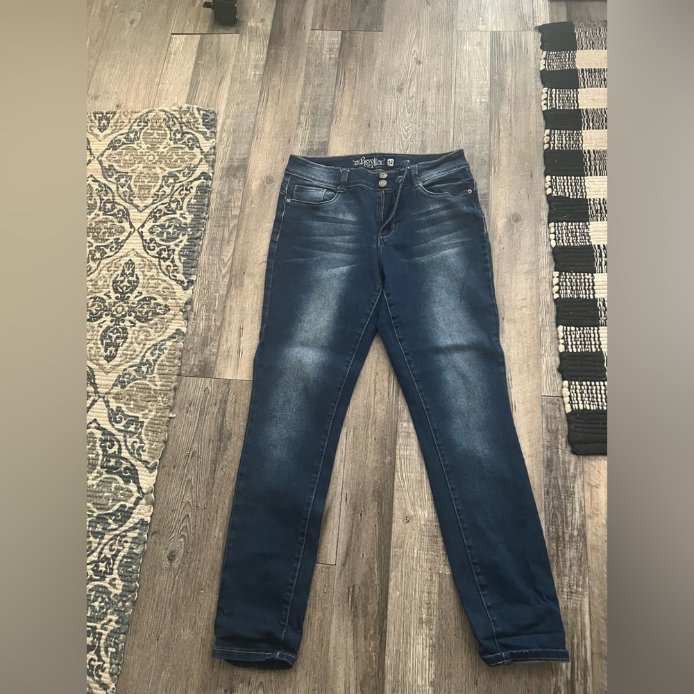 Dark denim jeans in brand revolt and in size 12